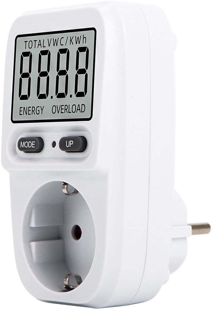 Elektriciteitsmeter - LCD-display voor thuisgebruik - Elektronische vermogensverbruiksmeter