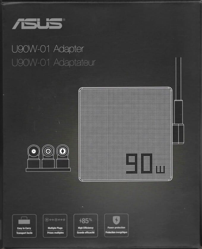 ASUS U90W-01 (ADP-90LE B) 90W Universal Adapter V3