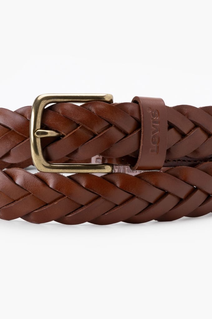 Levi's Leather Braid Belt Taglia: 95 | Cinture Outlet | Uomo