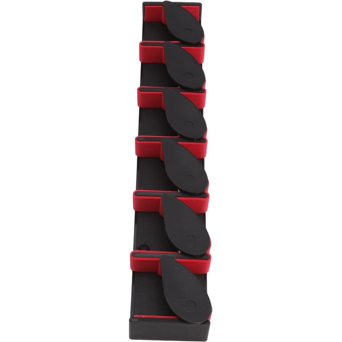 Support de Canne à Pêche Vertical Mural Économiseur d'Espace en Nylon Râtelier de Rangement pour Canne à Pêche pour Pêcheur black