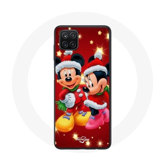 Coque - Maniacase - Samsung Galaxy A12 - Mickey Mouse - Souple - Protection et décoration noir