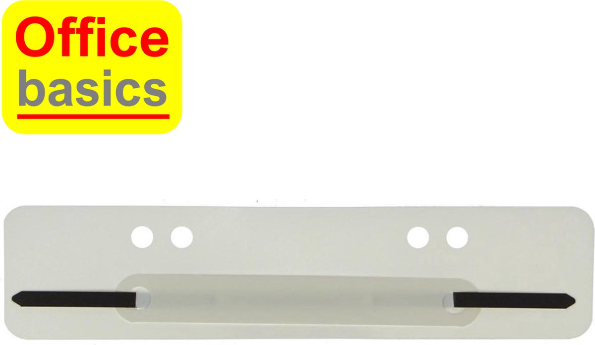 Snelhechtstrip Office Basics - PP - 25 stuks - wit