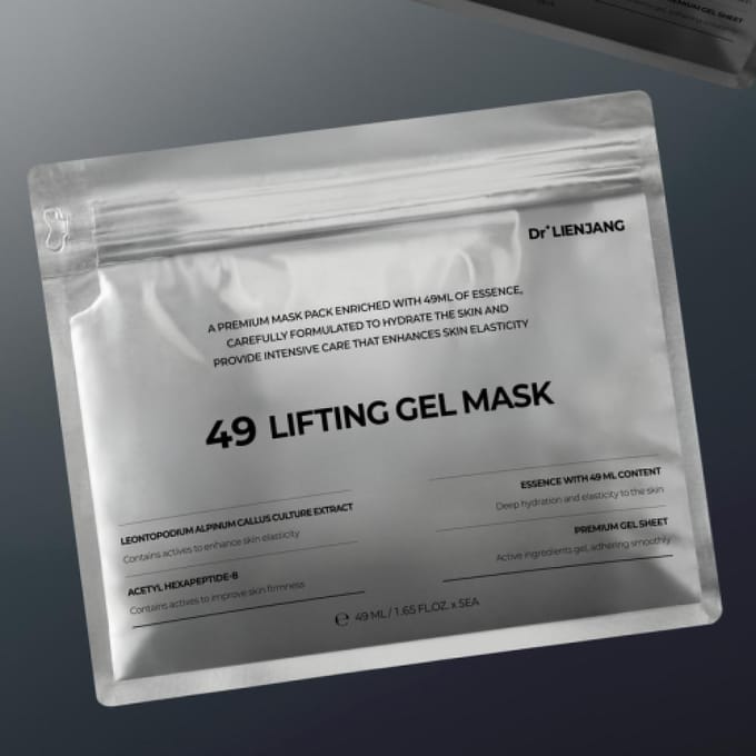 Lienjang Dr.r.n. 49 Masque Gel Lifting 1 Paquet 5 Feuilles FREE white