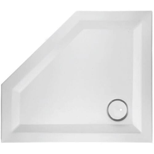Mauersberger pentagonal shower tray Circi 100 x 90 x 2.5 cm super flat left