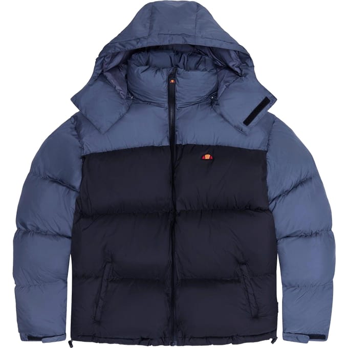Ellesse Heren Dappiani Gewatteerde Jas (Zwart/Grijs)