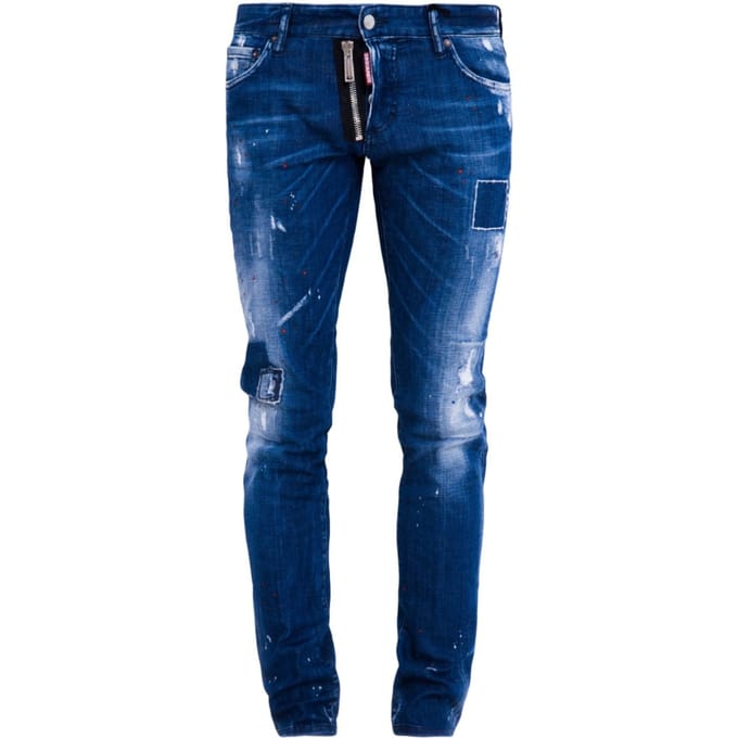 Dsquared2 Slim Jean Blauwe Denim Broek