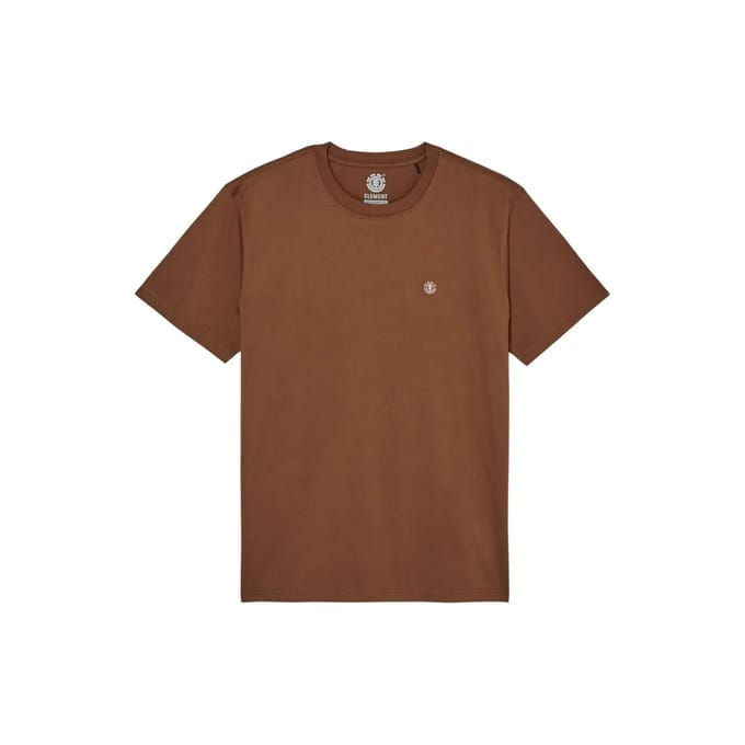Element Icon Embroidery T-Shirt bruin