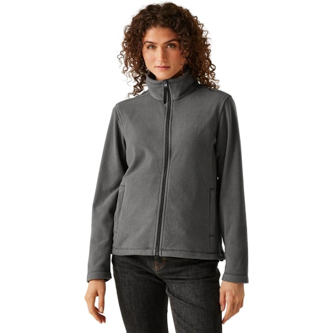 Regatta Dames/Dames Micro Full Zip Fleecejack (Afdichting Grijs)