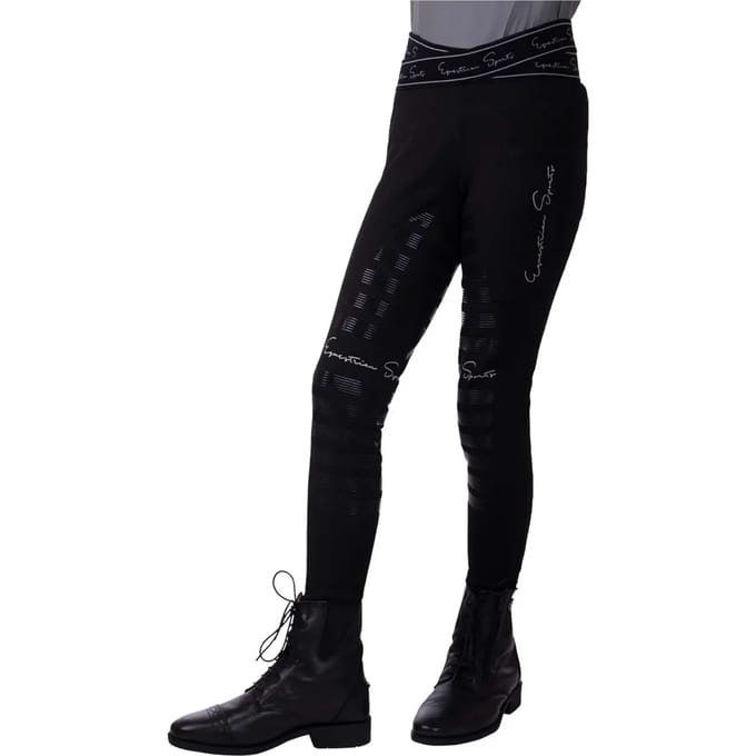 QHP Rijlegging Karley Junior been grip - maat 140 - black