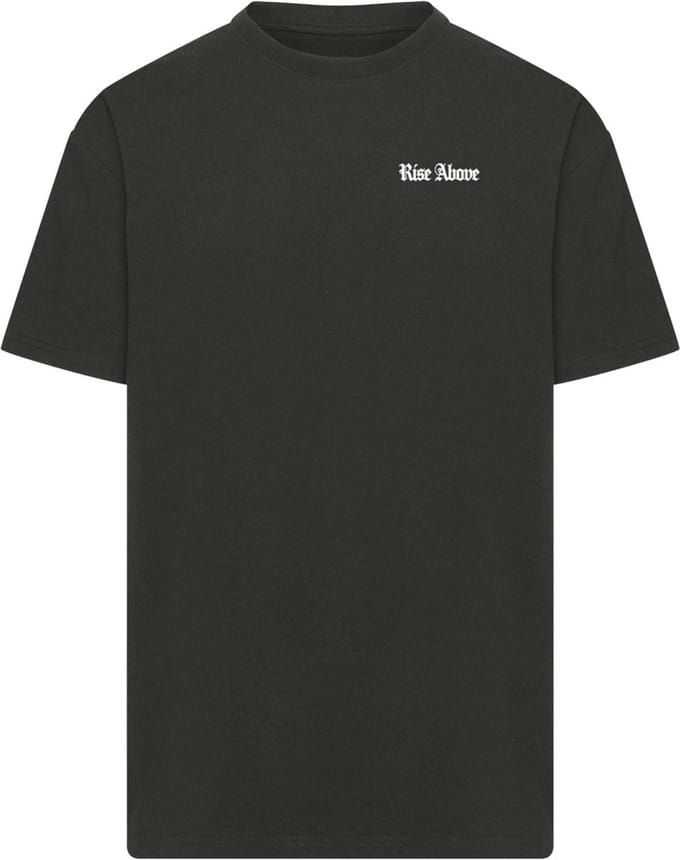 Mister Tee - Rise Above Heavy Oversize Heren Tshirt - M - Zwart