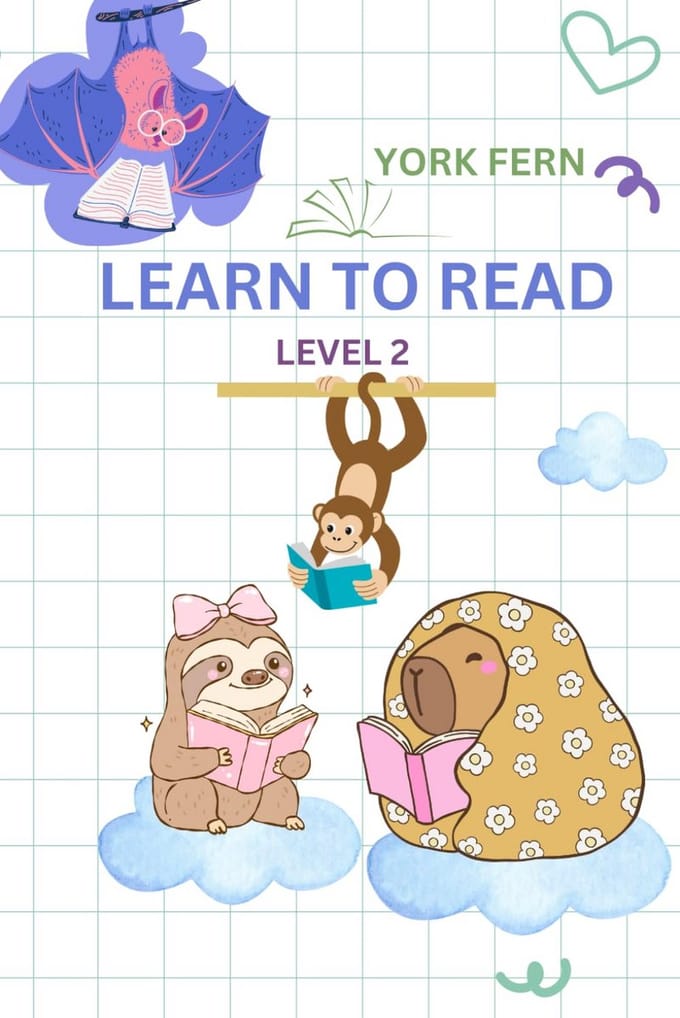 Leren Lezen Boek voor Kinderen 3-7 Jaar Niveau 2 - Fonetisch en Gestructureerd