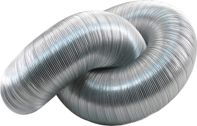 Starx afvoerslang flexibel aluminium 100mm - 3 meter (45.707.02)