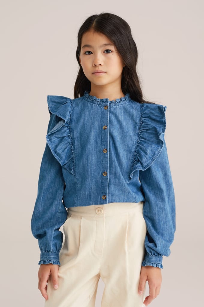 WE Fashion Blouse Blue Taglia: 146/152 | Camicie Outlet | kids | Blu