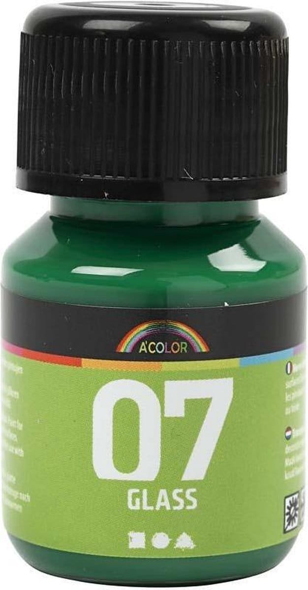 Creativ Company Permanent Glass Paint - Brilliant Green 30ml