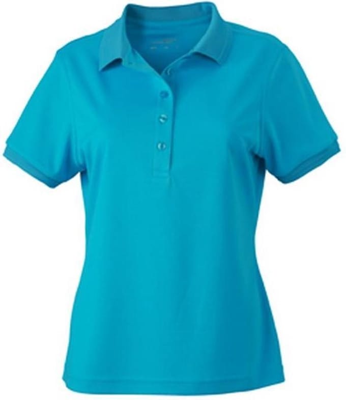 James and Nicholson Vrouwen/dames Actieve Polo (Turquoise)