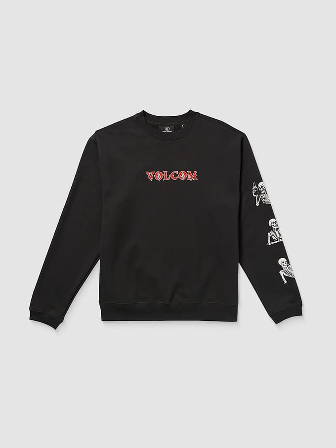 Volcom Never Ends Crew Sweater zwart