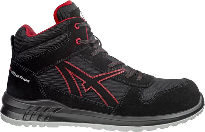 Albatros Clifton Mid S3 638700 - Zwart/Rood - 46