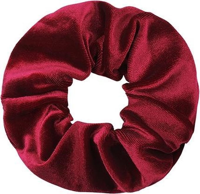 Scrunchie Sweet Velvet | Bordeauxrood