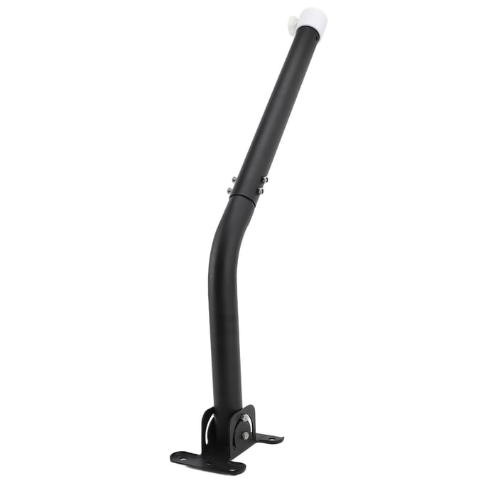 Mounting Kit for Starlink Adjustable Pivot Lock Bracket J Pole Mast Satellite Internet Mount black