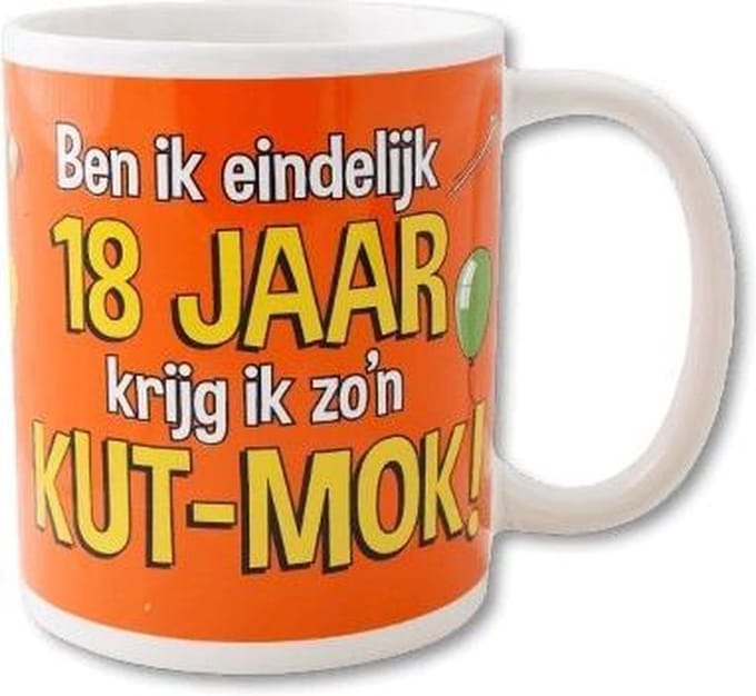 Funny  Mug 18 jaar