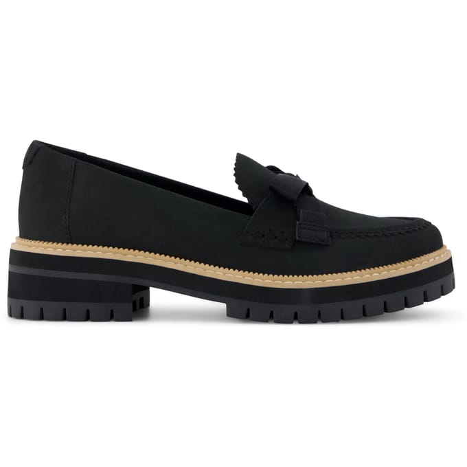 Mocassins met een decoratieve strik dames Toms Cara Bow