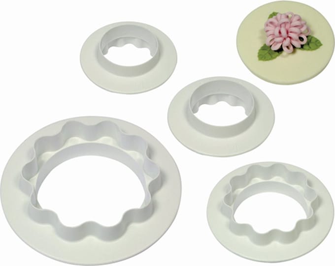 PME Round & Wavy Edge Cutter set/4