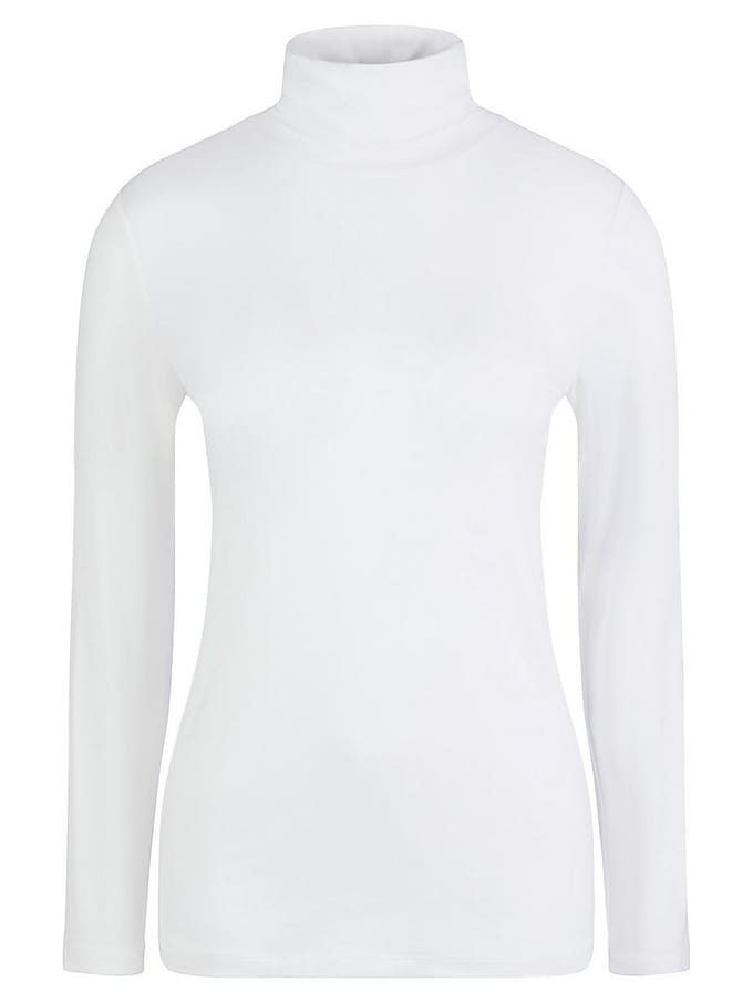 Colshirt Van Peter Hahn wit