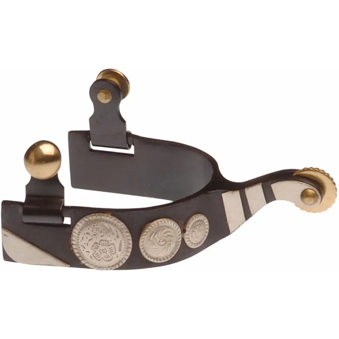 Grote western rijsporen met metalen plaat Lakota