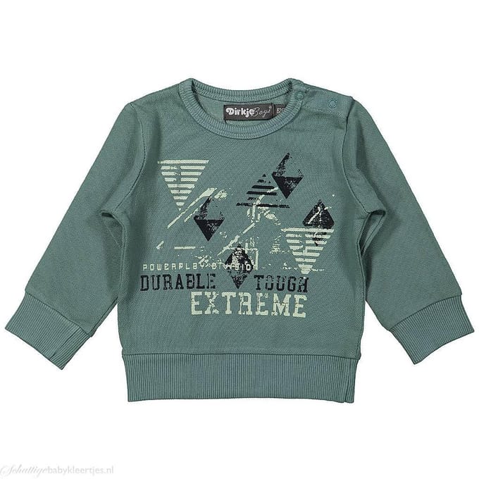 Trui Powerplay Division faded green dirkje -  Maat  110