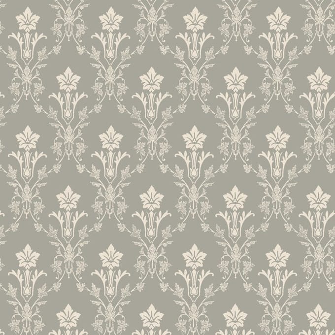 Duro Vliesbehang 037-25 - Gammalsvenska Papper - Klassiek Grijs - 53cm x 10.05m