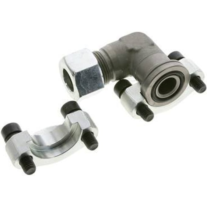 3/4'' SAE L-Flens 6000 psi Staal met 20S (M30x2) ISO 6162-2