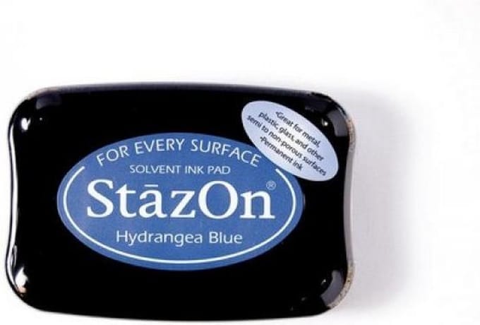 Stazon sneldrogend stempelkussen Hydrangea Blue SZ-64