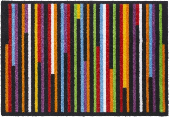 Multicolor Linea - kleurrijke deurmat - lijnen - 50x70cm - 100% polyamide - 600 g/m²