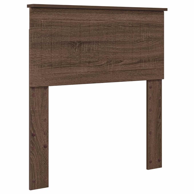vidaXL Hoofdbord Bruin Eiken Bewerkt hout