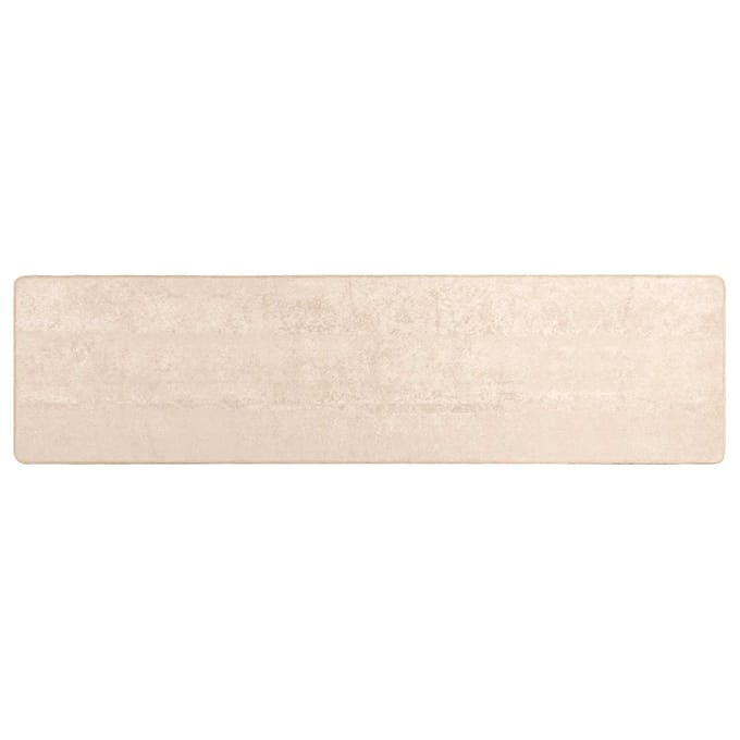 vidaXL - Tapijt - Runner - MARSA - Crèmekleurig - 250 - x - 100 - cm - Polyester - en - PVC