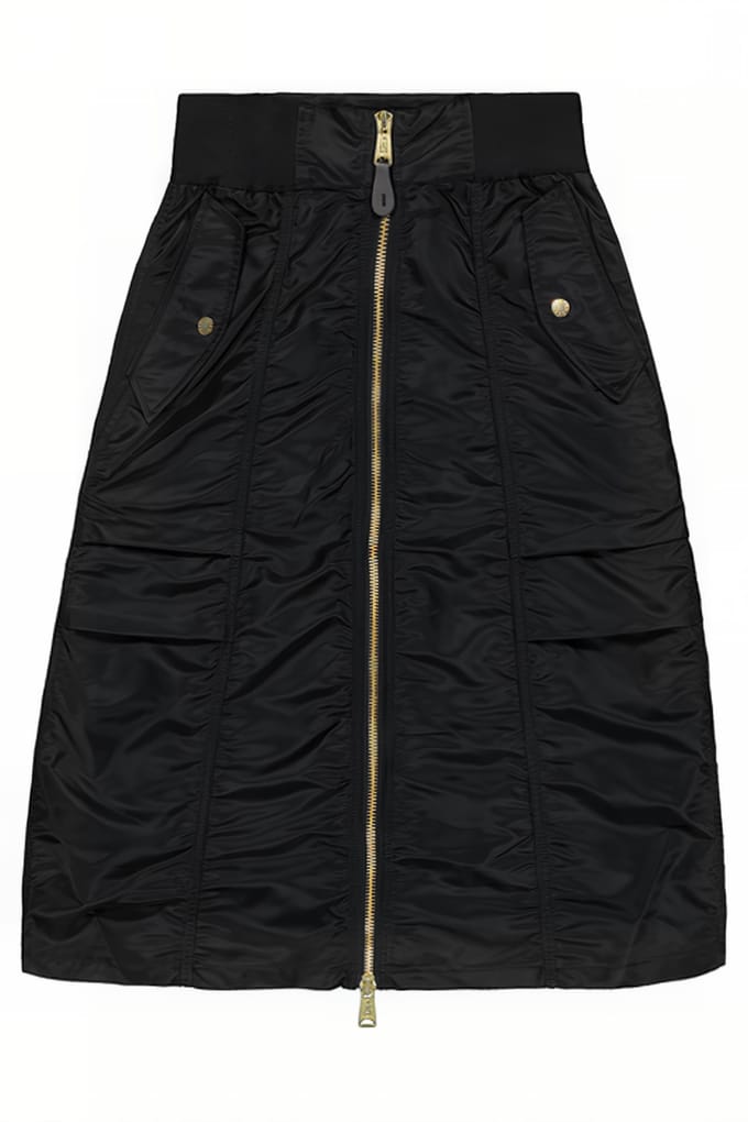 Alpha Industries Ma-1 Midi Skirt Black Taglia: S | Minigonne Outlet | Donna | Nero