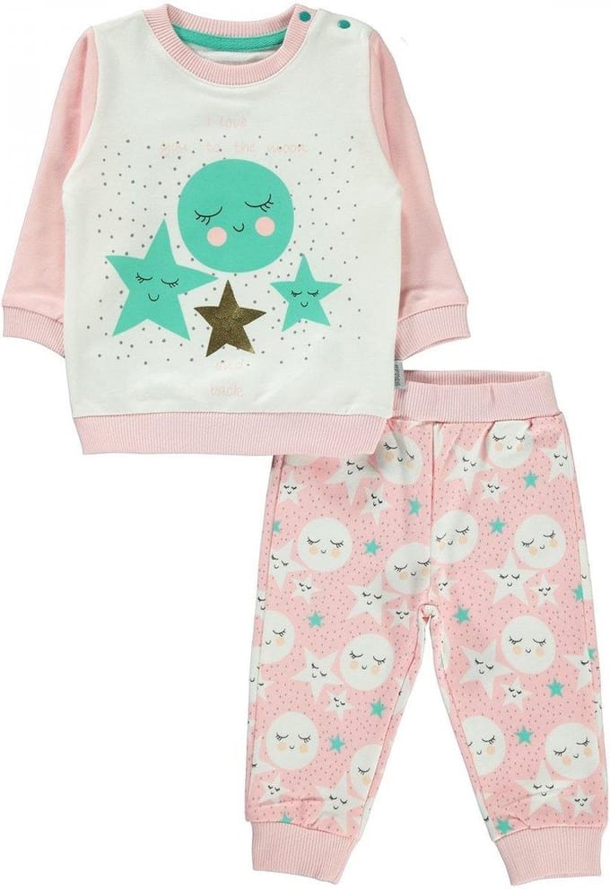 Sweater & broek baby/peuter meisjes - Sterren Babykleding
