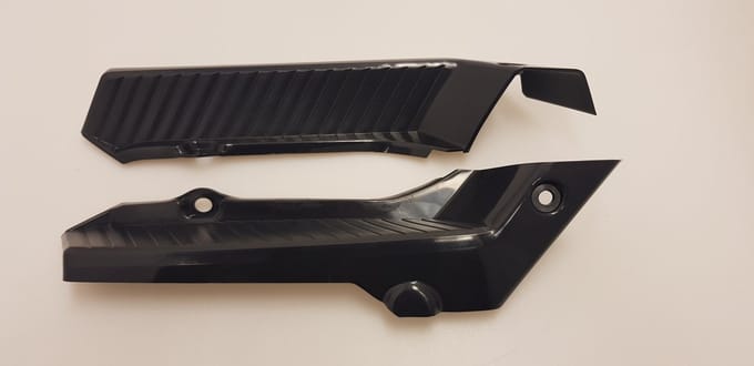 SMP - Voetkappen set HONDA CAMINO replica 1/1 - kleur ZWART