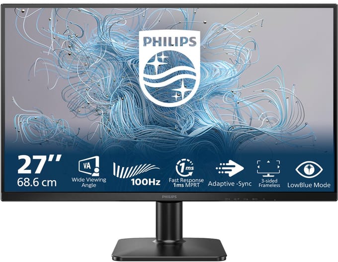 PC-scherm - PHILIPS - 27 - FHD - 100Hz - VA-paneel - 1ms - 27E2N1100L