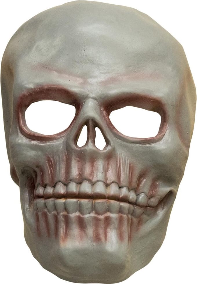 Masker schedel voor halloween