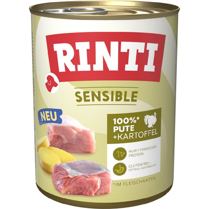 Rinti - Verstandig 6x800g - Kalkoen & Aardappel