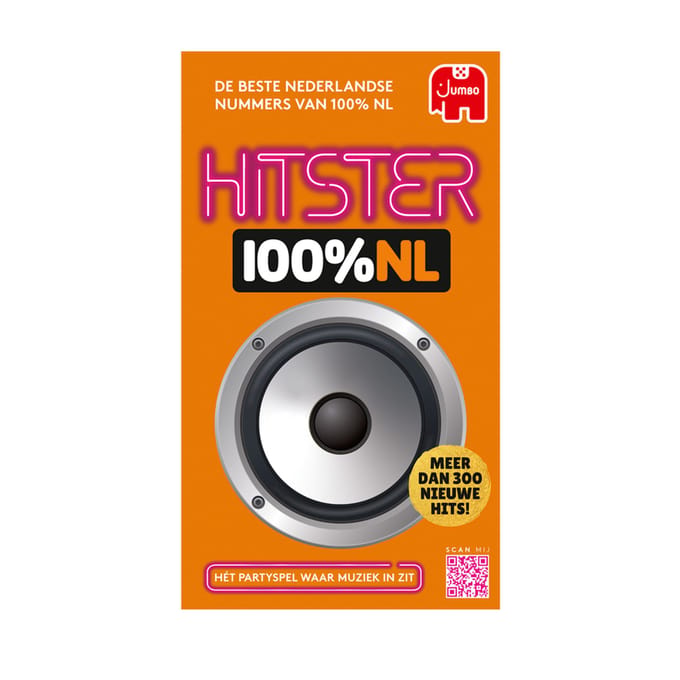 Jumbo Hitster 100% NL – Nederlandstalig Muziekspel – Nederlandse Hits – Partyspel – Actiespel