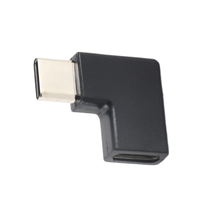 90 Graden Type C Vrouwelijk naar Mannelijk Adapter 10Gbps Snel Opladen USB 3.2 Type C Connector