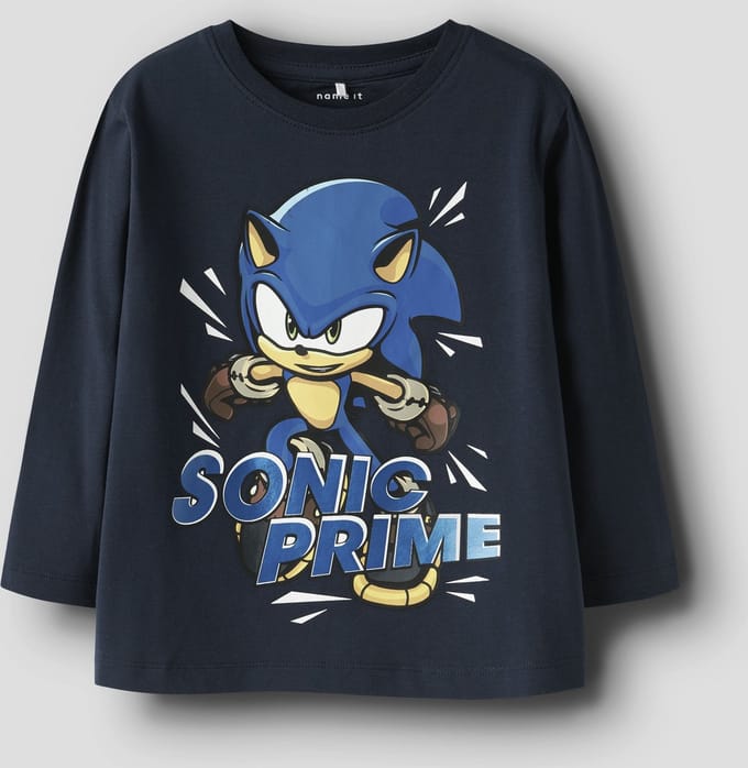 NAME IT - NMMNADAL SONIC LS NREG TOP SKY - Jongens - Lange mouwen shirts