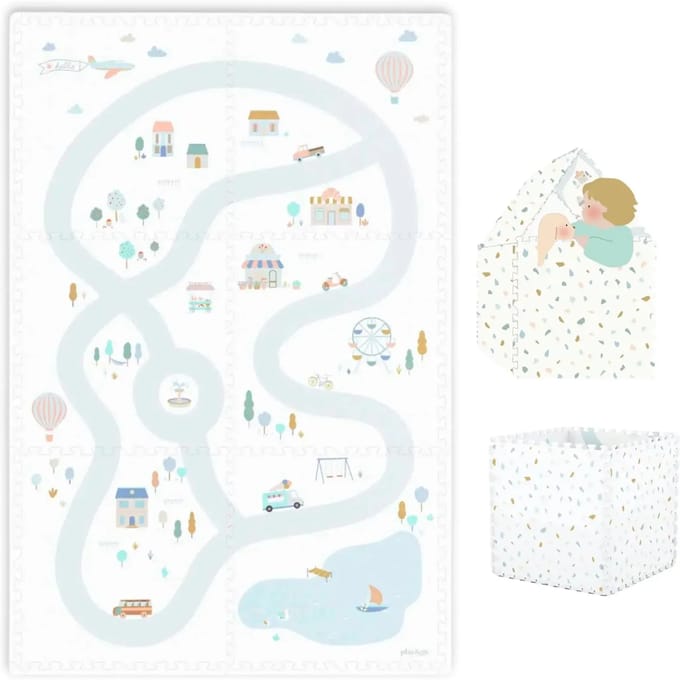 Tapis de jeu puzzel en huisje Play&Go Village