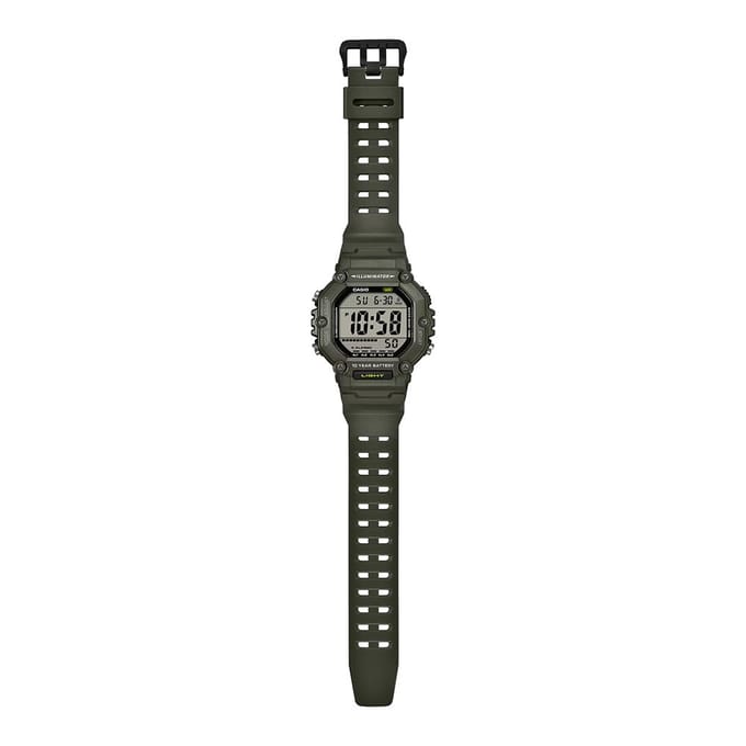 Casio Casio Collection AE-1600HX-3AVEF Horloge - Kunststof - Groen - Ø 46.5 mm