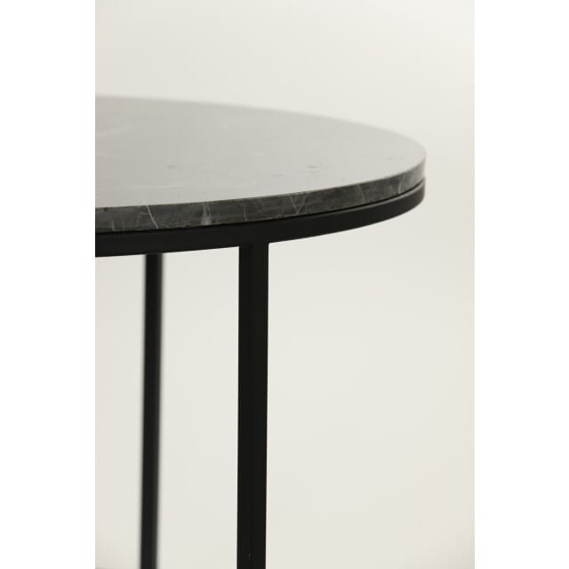 Light & Living - Salontafel ALFIO - Ø75x45.5cm - Bruin - Set van 2