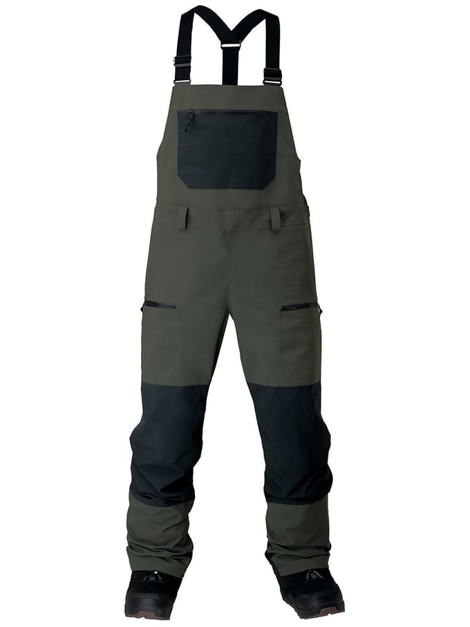 Jones Snowboards Mountain Surf Bib Pants groen
