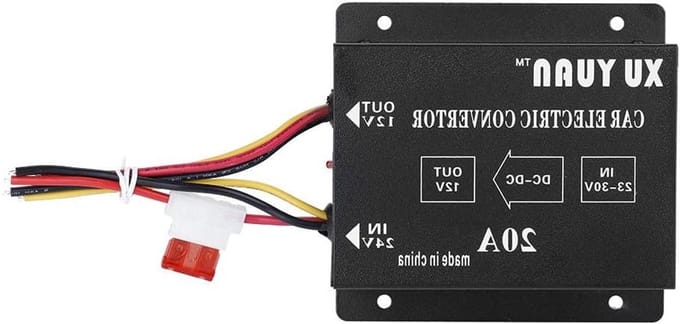 Power Converter 24V naar 12V - Elektrische Spanning Reducer (20A / 240W) - Auto Step Down Transformer