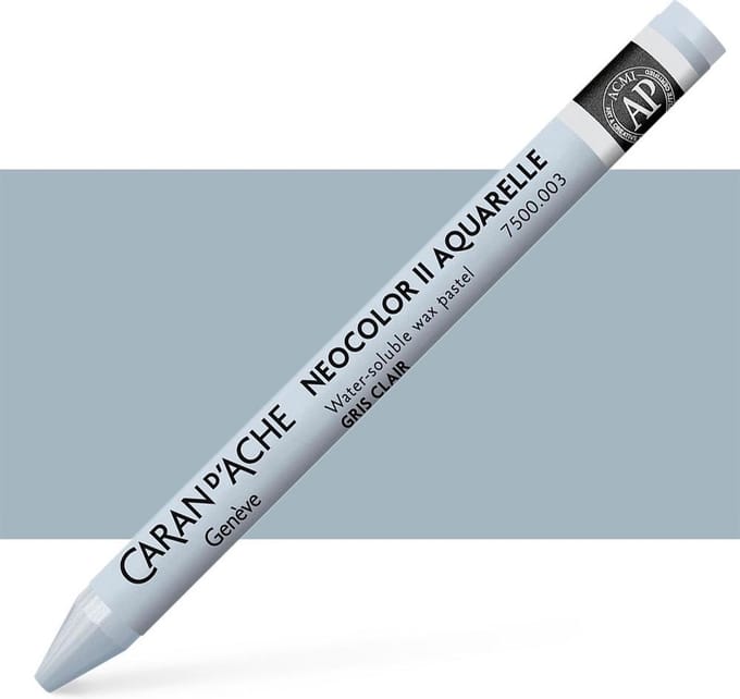 Caran d´Ache Neocolor II Aquarelkrijt | Licht grijs (003)